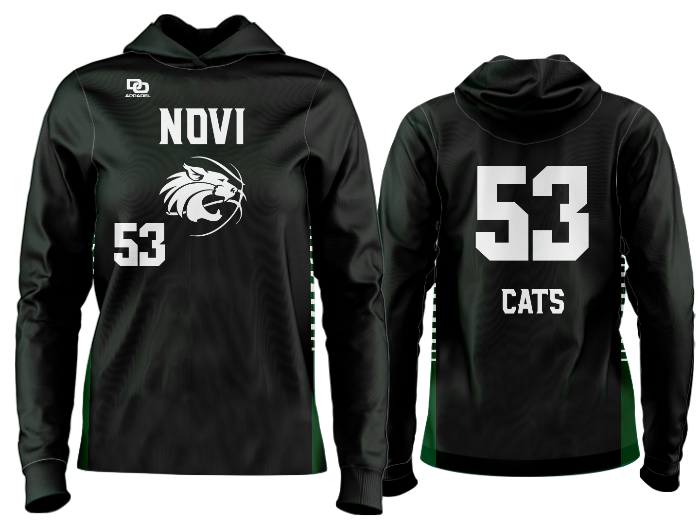Custom Team Hoodie - Black