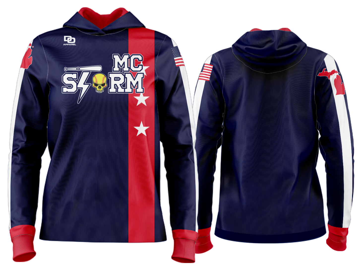 Custom Team Hoodie - USA