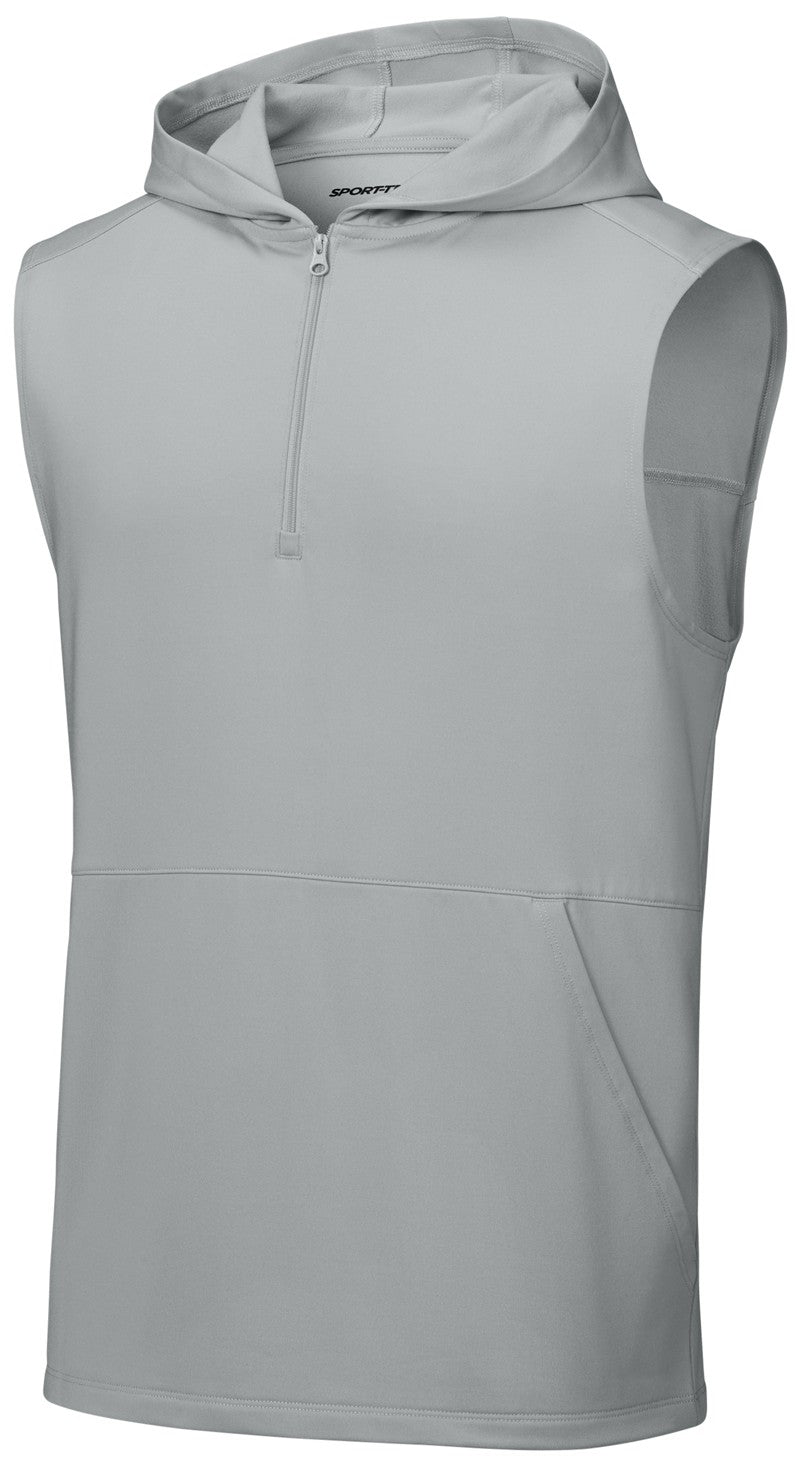Sport-Wick Stretch Sleeveless Hooded 1/4-Zip