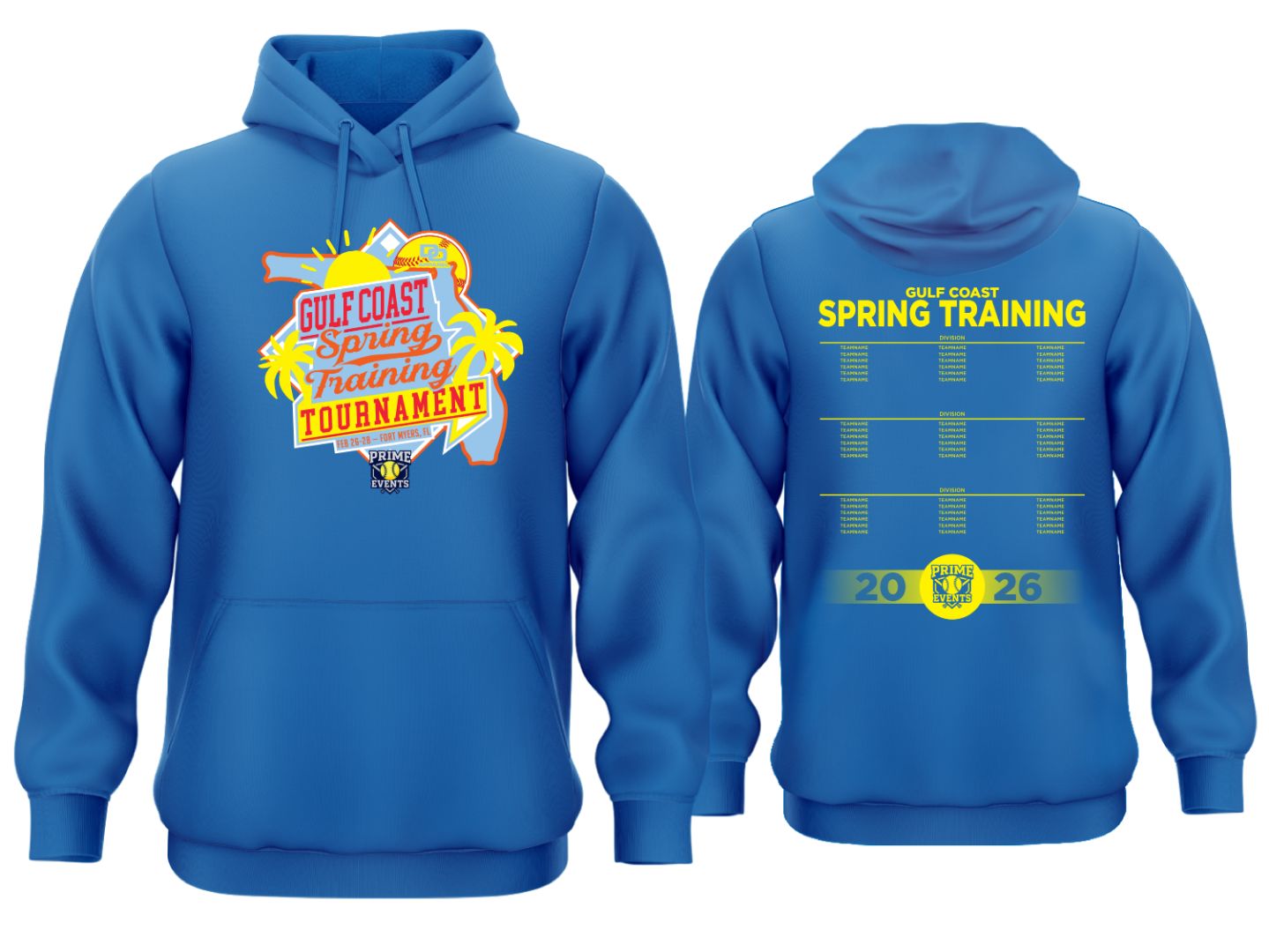 Tournament Fleece Hoodie - Gulf Coast Spring Training Royal
