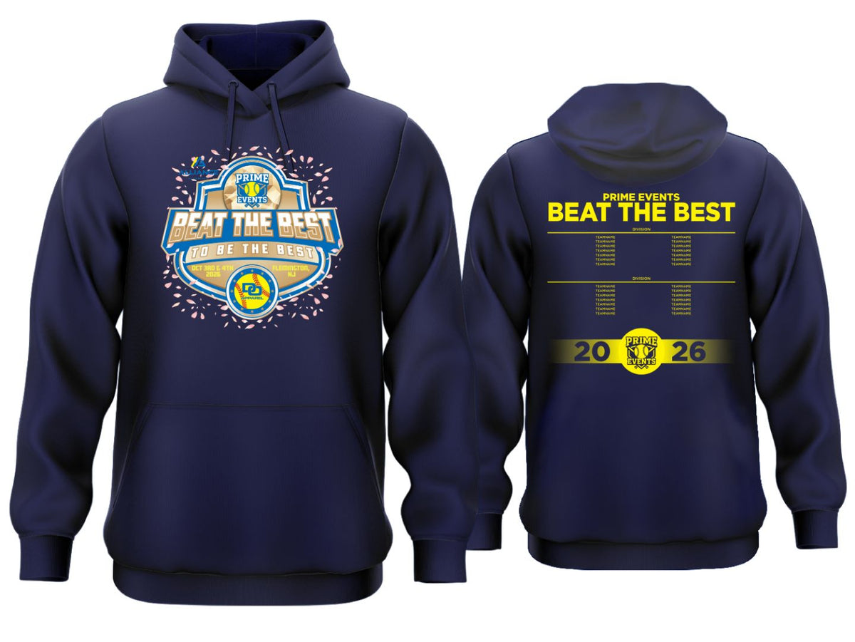 Tournament Fleece Hoodie - Beat the Best Navy