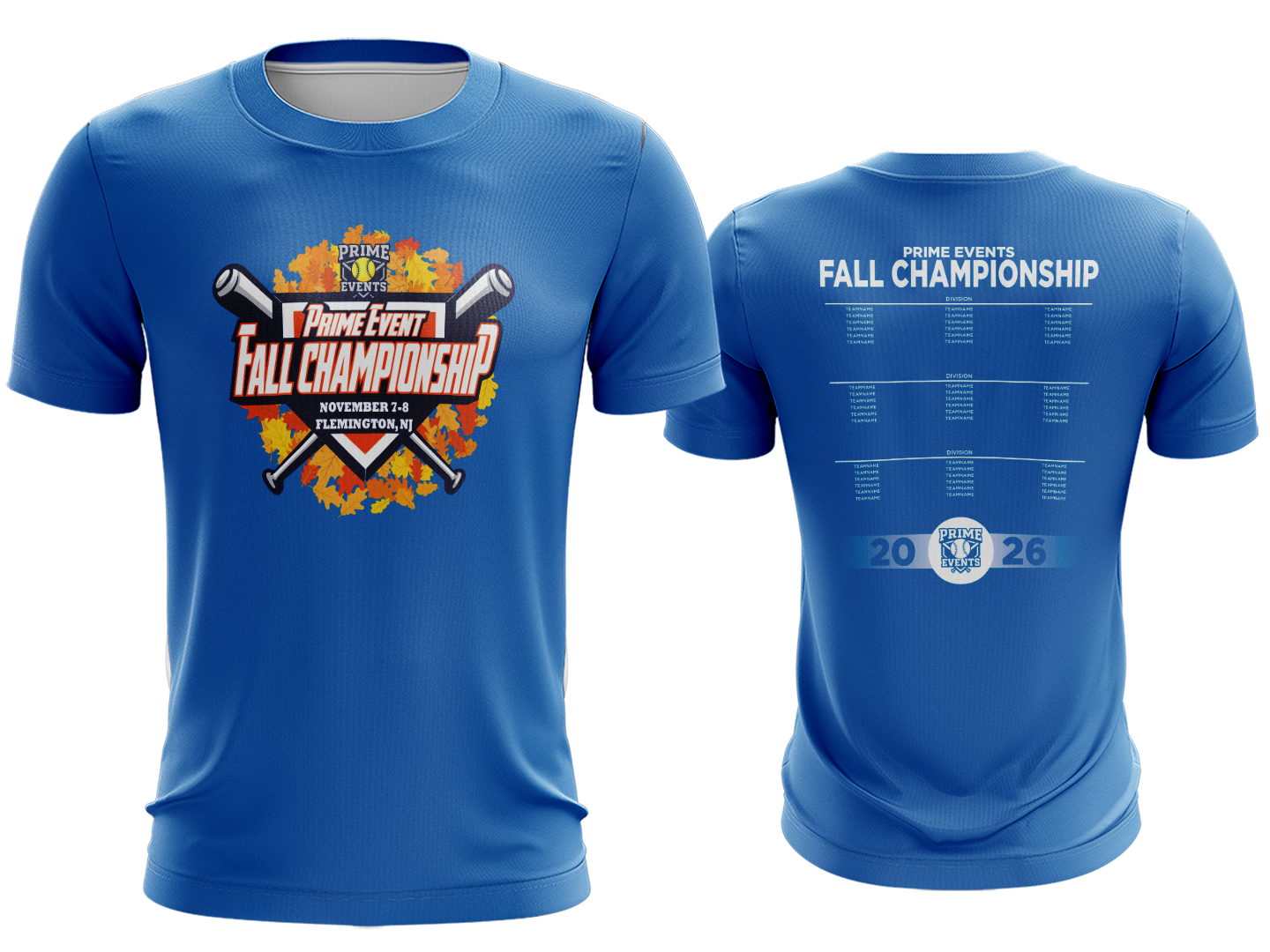 Tournament Tee - Fall Championship Royal