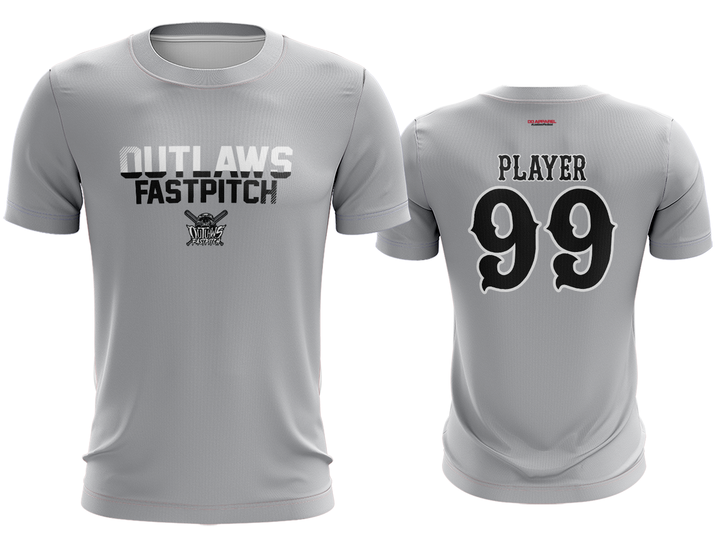Dri-Fit Team Tee - Silver Practice Jersey