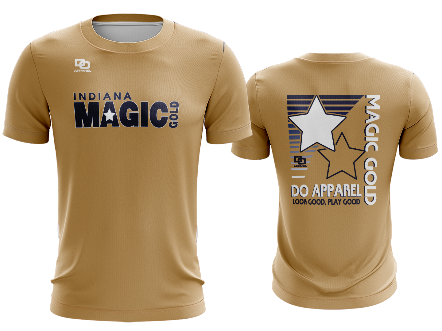 Dri Fit Team Tee - Vegas Gold