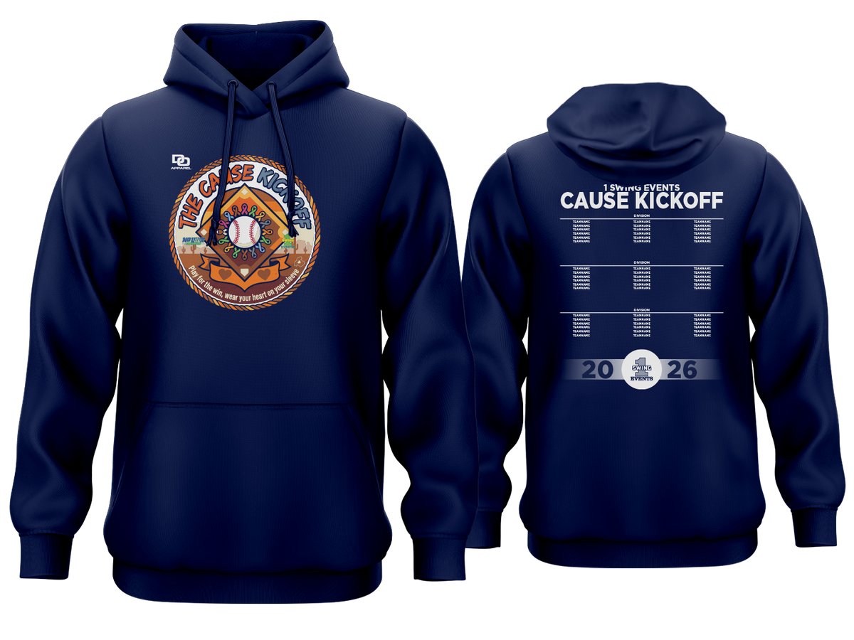 Tournament Fleece Hoodie - The Cause Navy