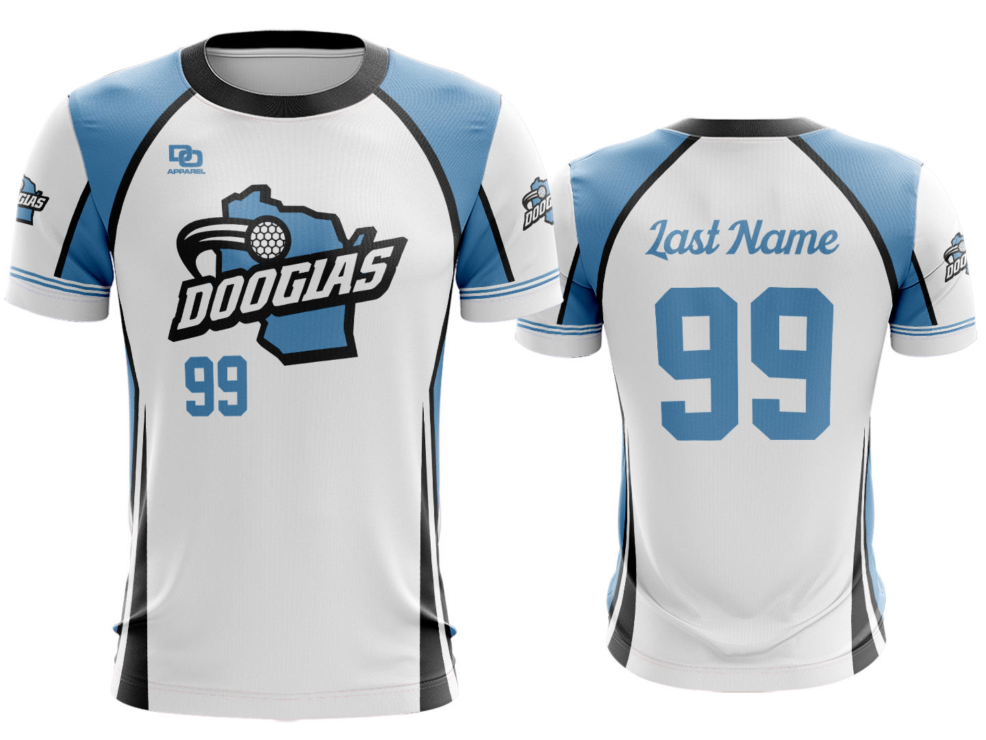 Custom Crew Jersey - White