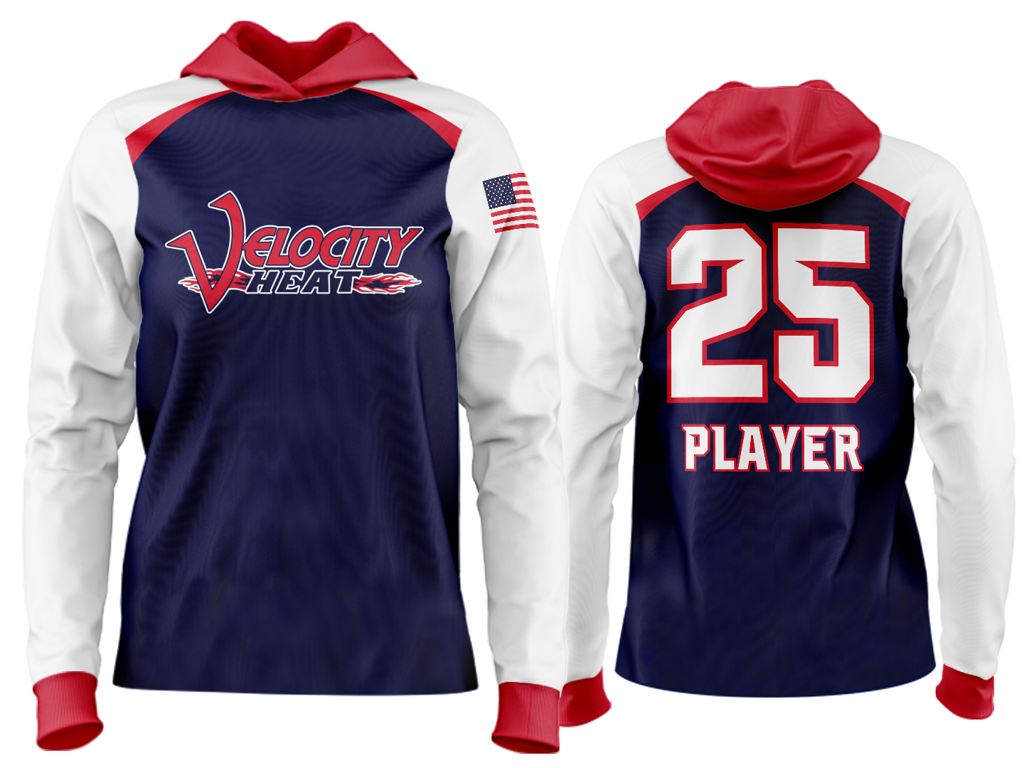 Custom Team Hoodie - GA Navy