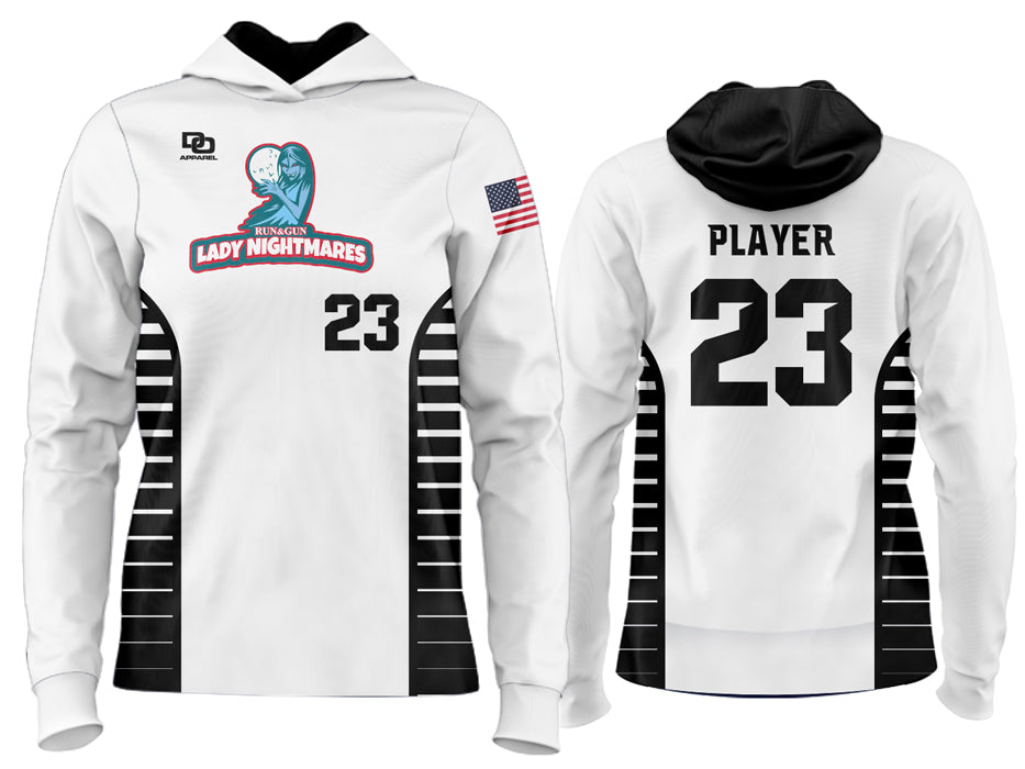 Custom Team Hoodie - White