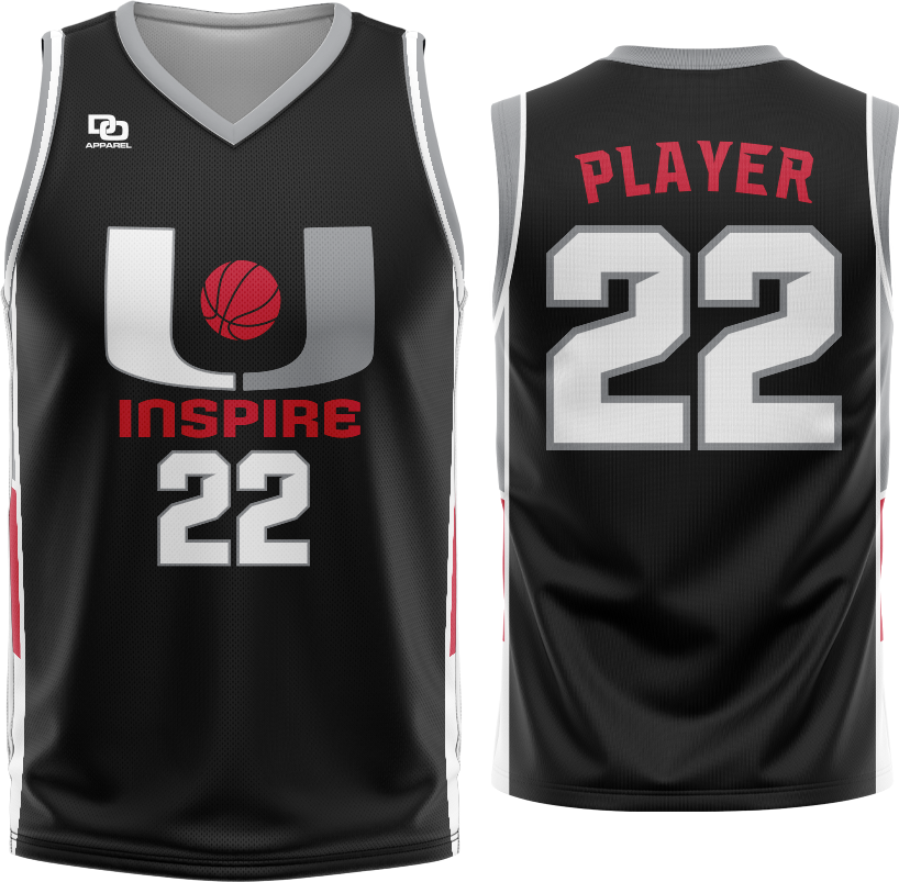 Custom Sleeveless Basketball Jersey - Black