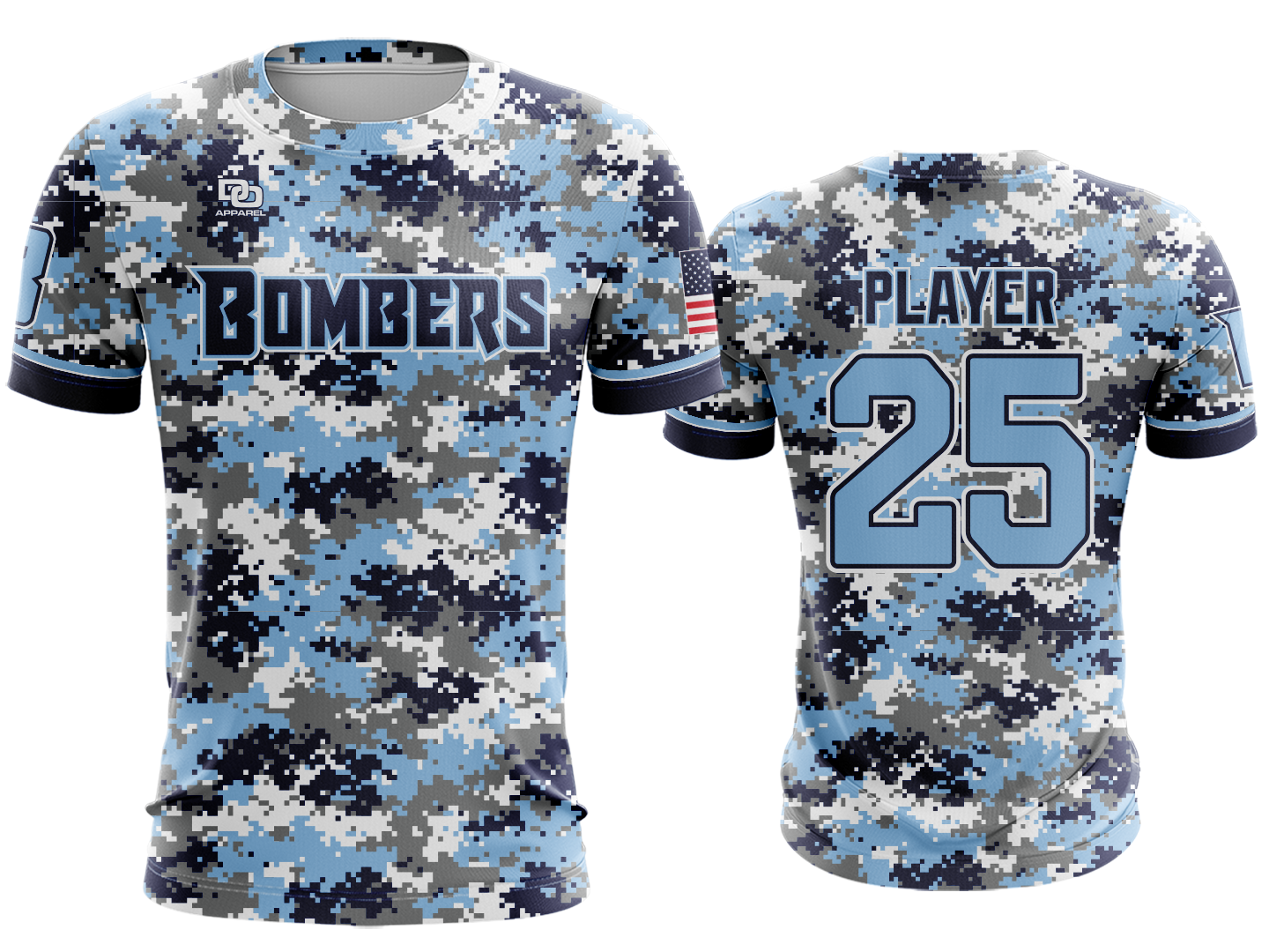 Custom Crew Jersey - Camo