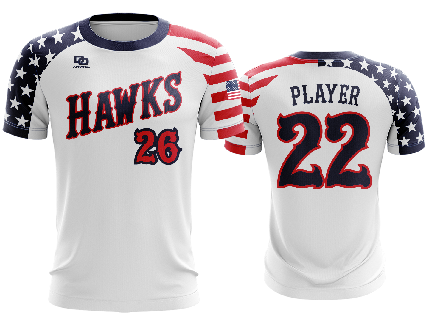 Custom Crew Jersey - RWB