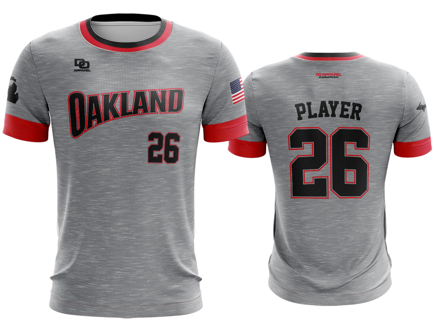Custom Crew Jersey - Grey