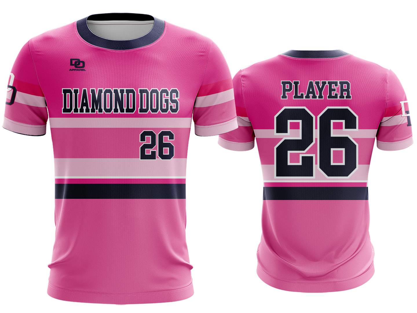 Custom Crew Jersey - Pink