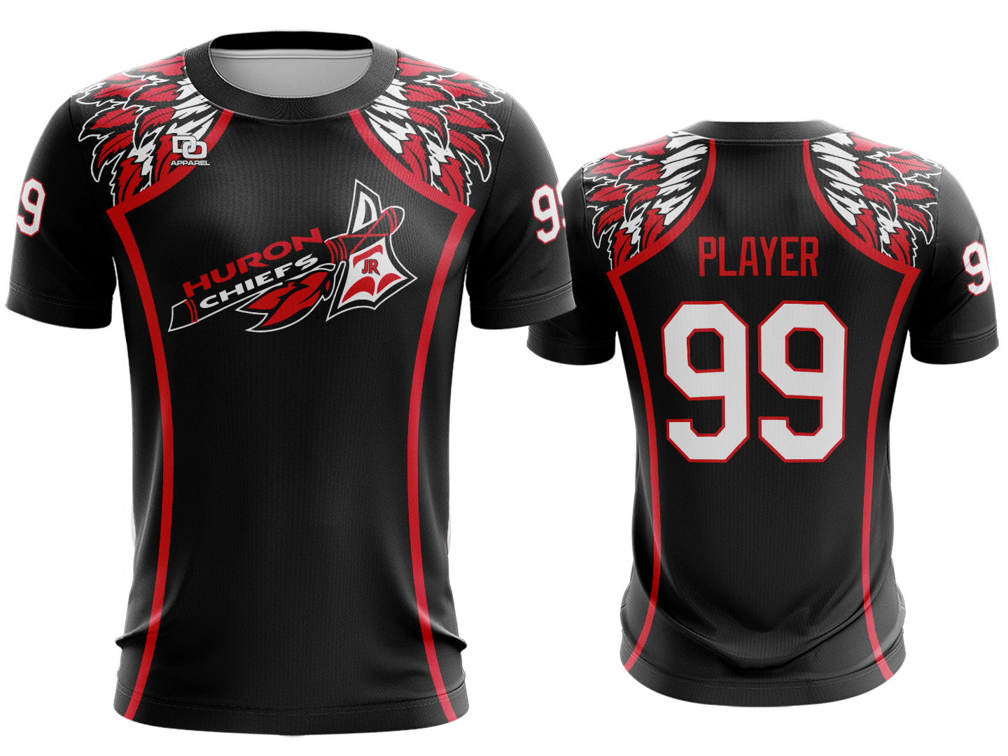 Custom Crew Jersey - Black