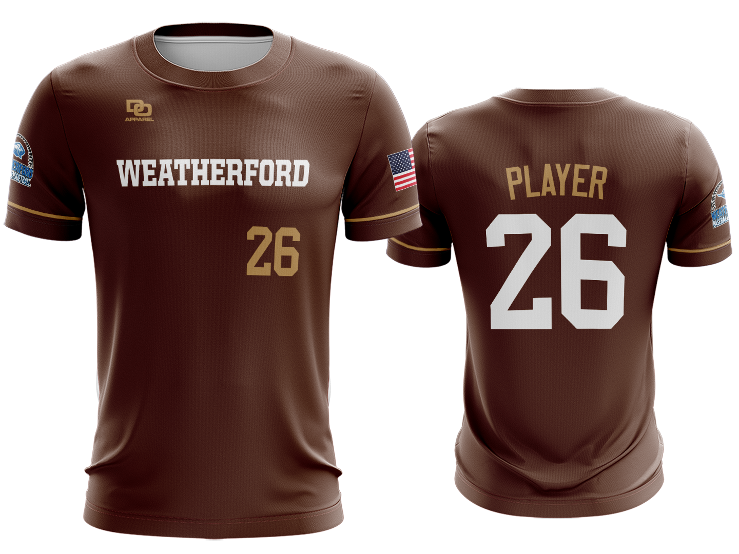 Custom Crew Jersey - Brown
