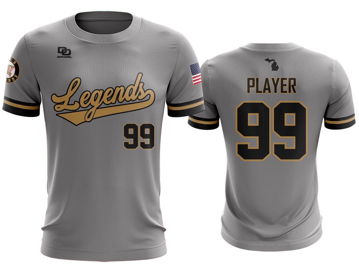 Custom Crew Jersey - Crush Gray