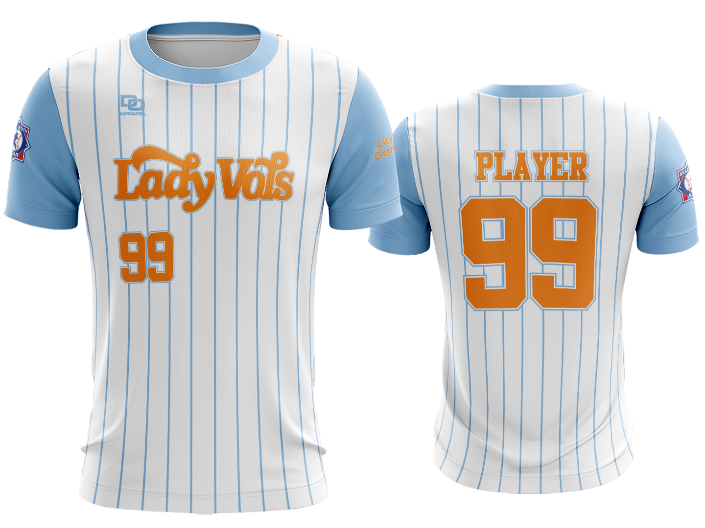 Custom Crew Jersey - Lady Vols