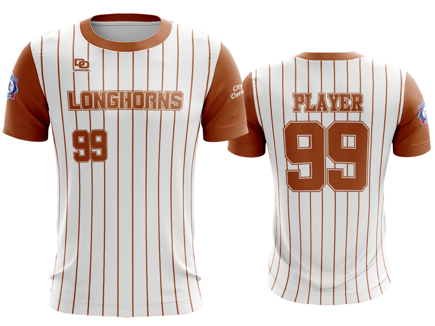 Custom Crew Jersey - Longhorns