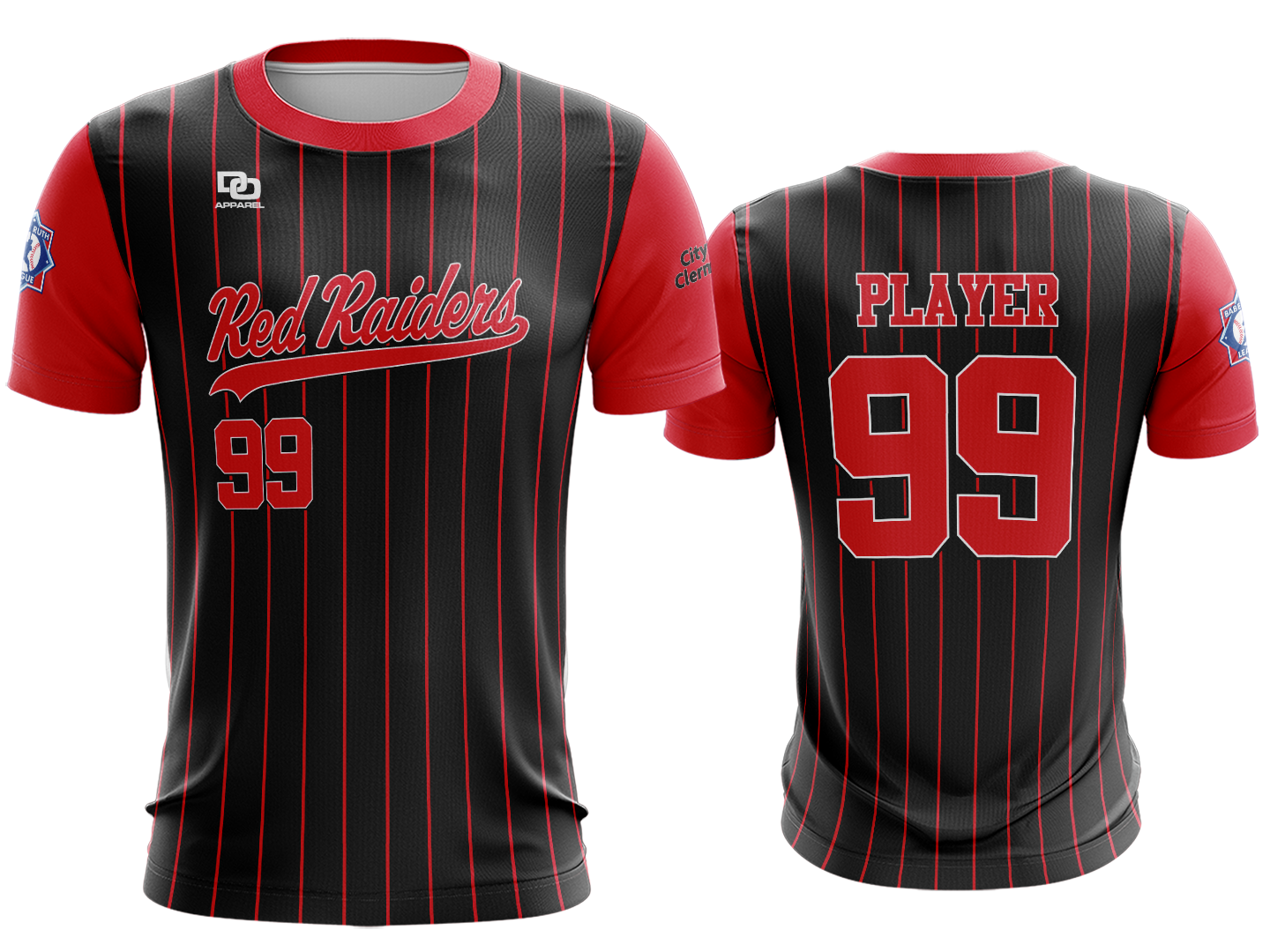 Custom Crew Jersey - Red Raiders
