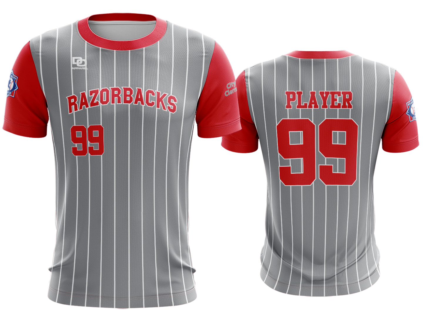 Custom Crew Jersey - Razorbacks