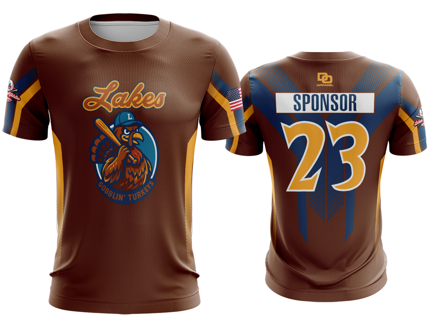 Custom Crew Jersey - Gobblin' Turkeys