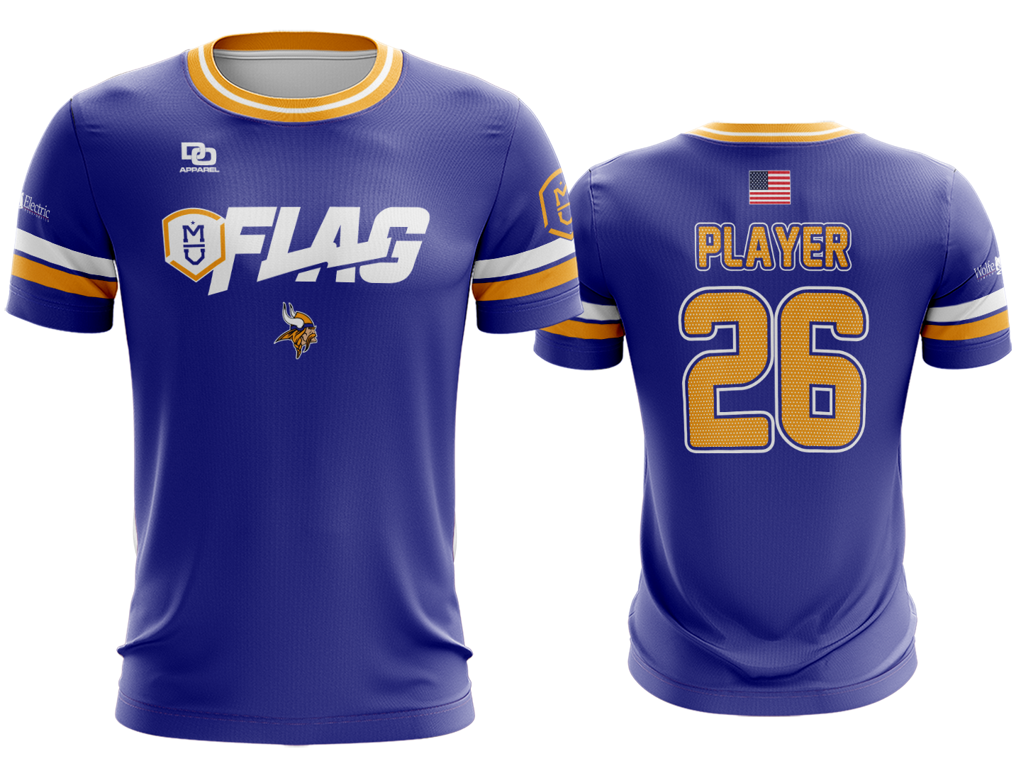 Millard Custom Crew Jersey - Vikings