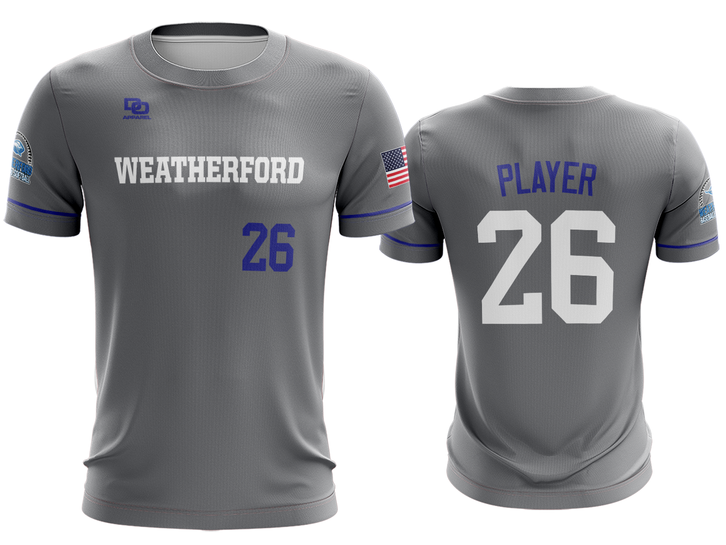 Custom Crew Jersey - Graphite