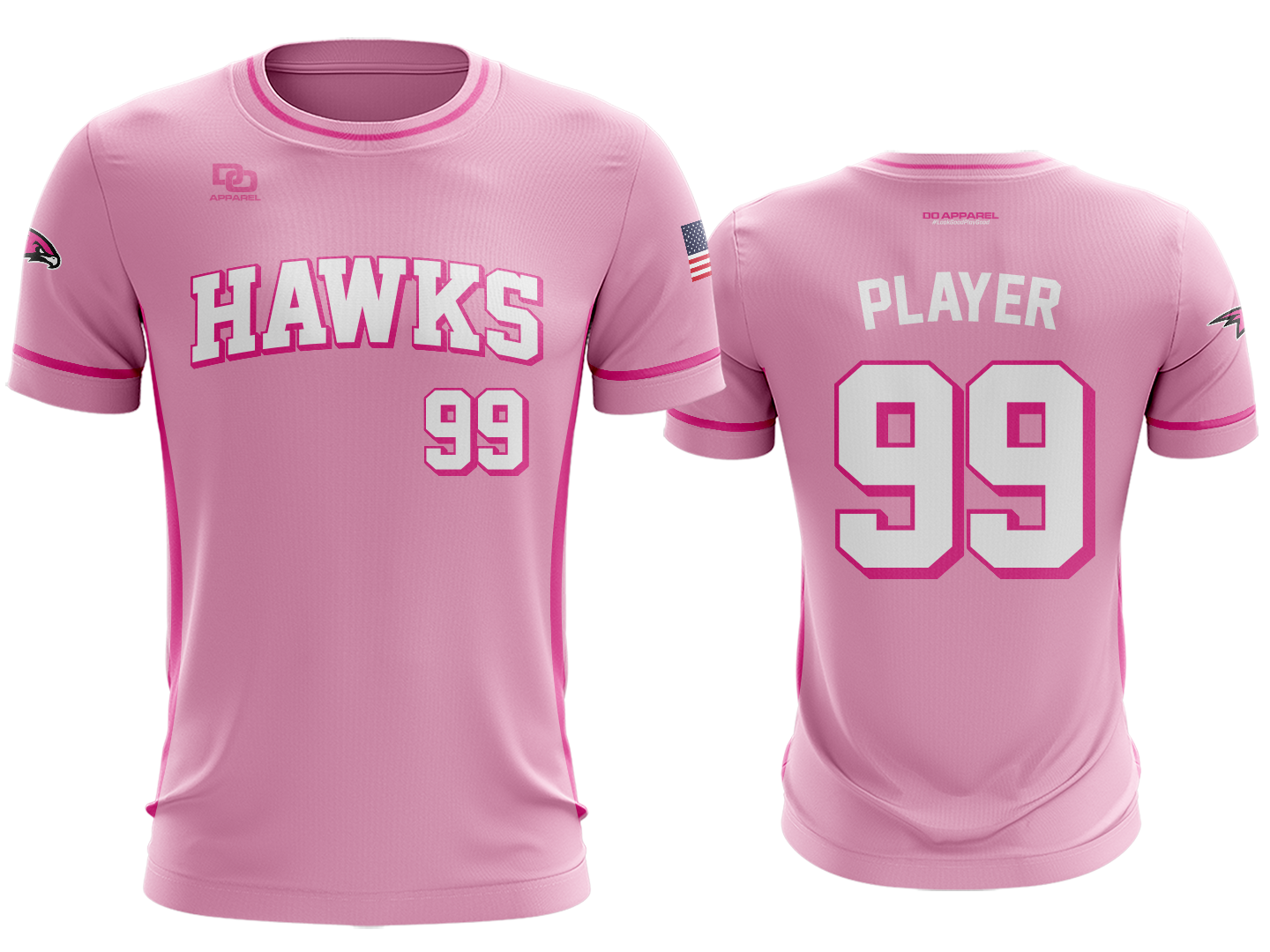 Custom Crew Jersey - 2026 MS Pink