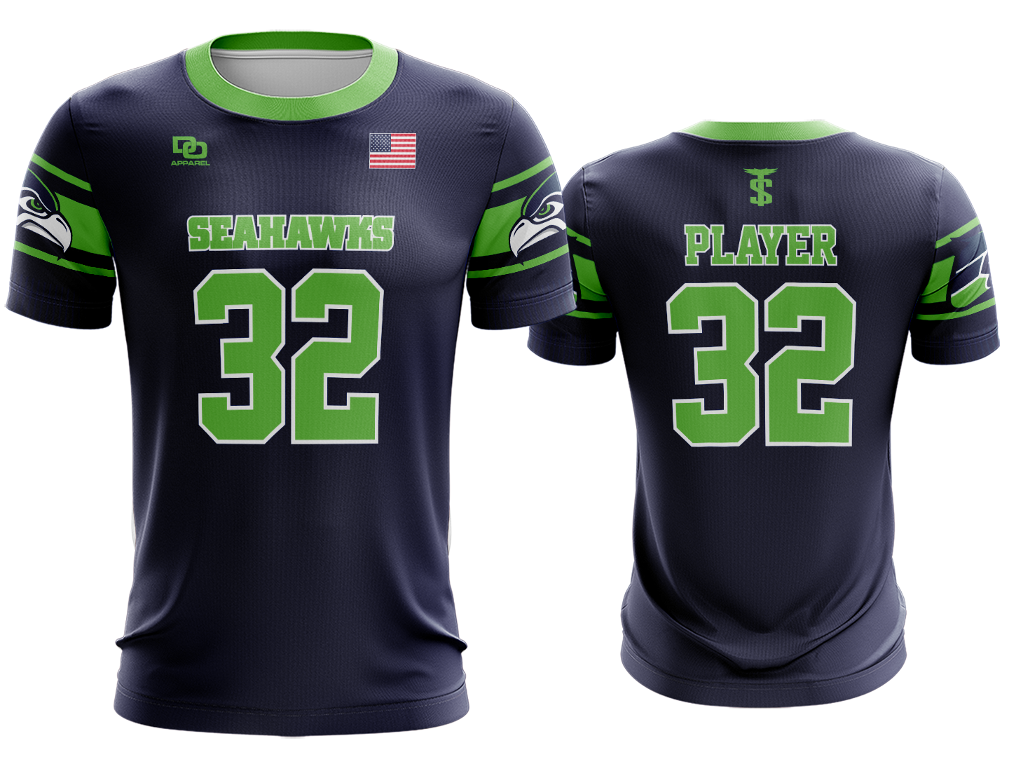 Custom Crew Jersey - Navy