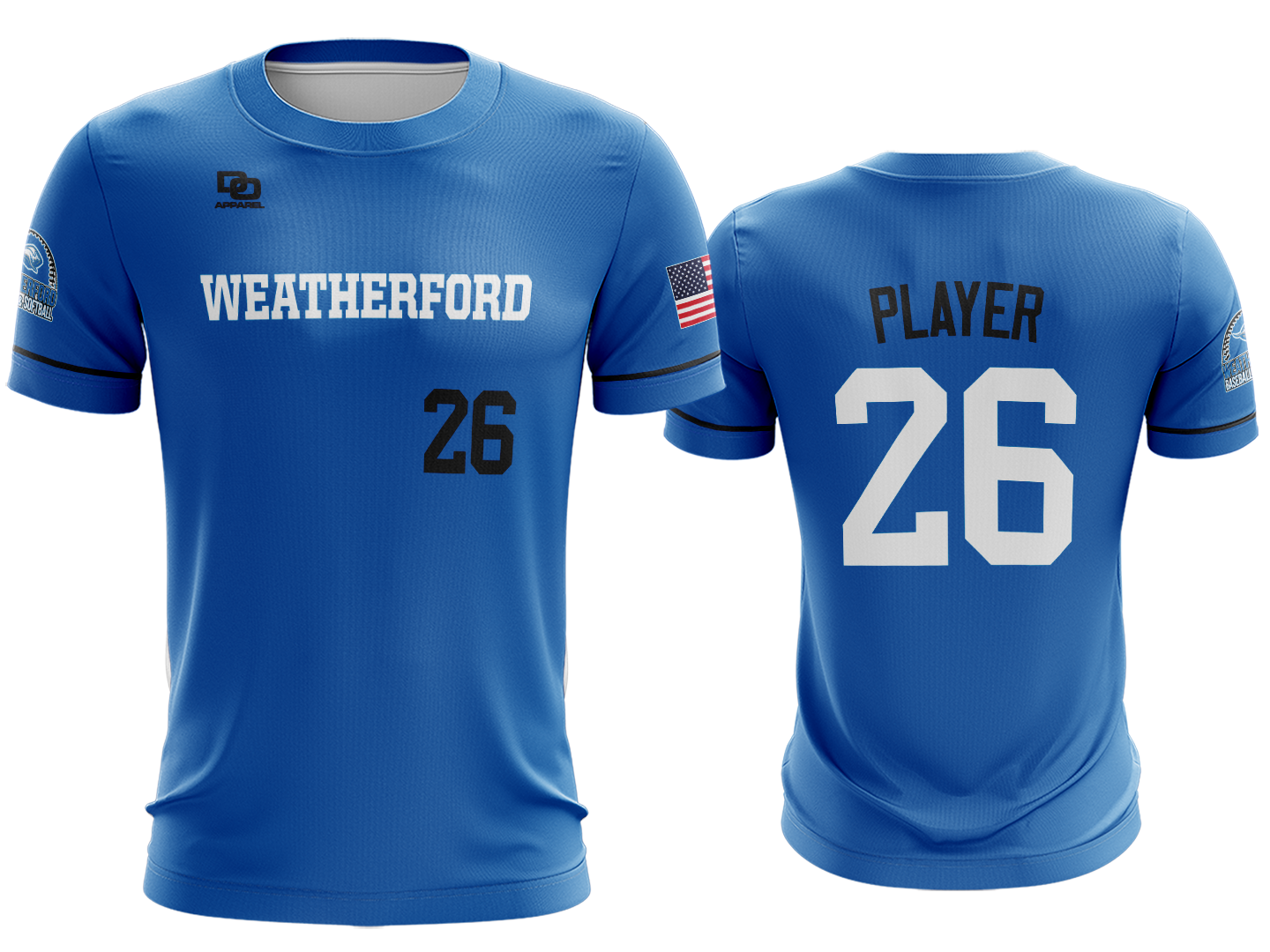 Custom Crew Jersey - Royal