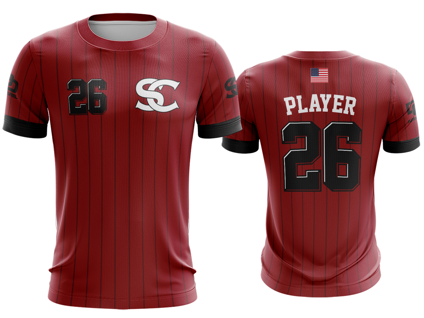 Custom Crew Jersey - Cardinal