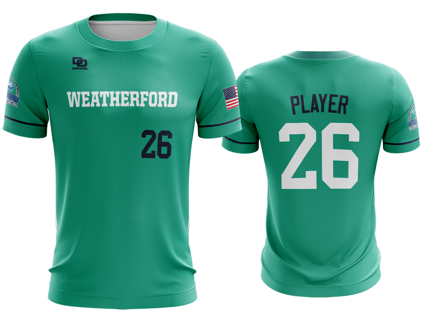 Custom Crew Jersey - Teal