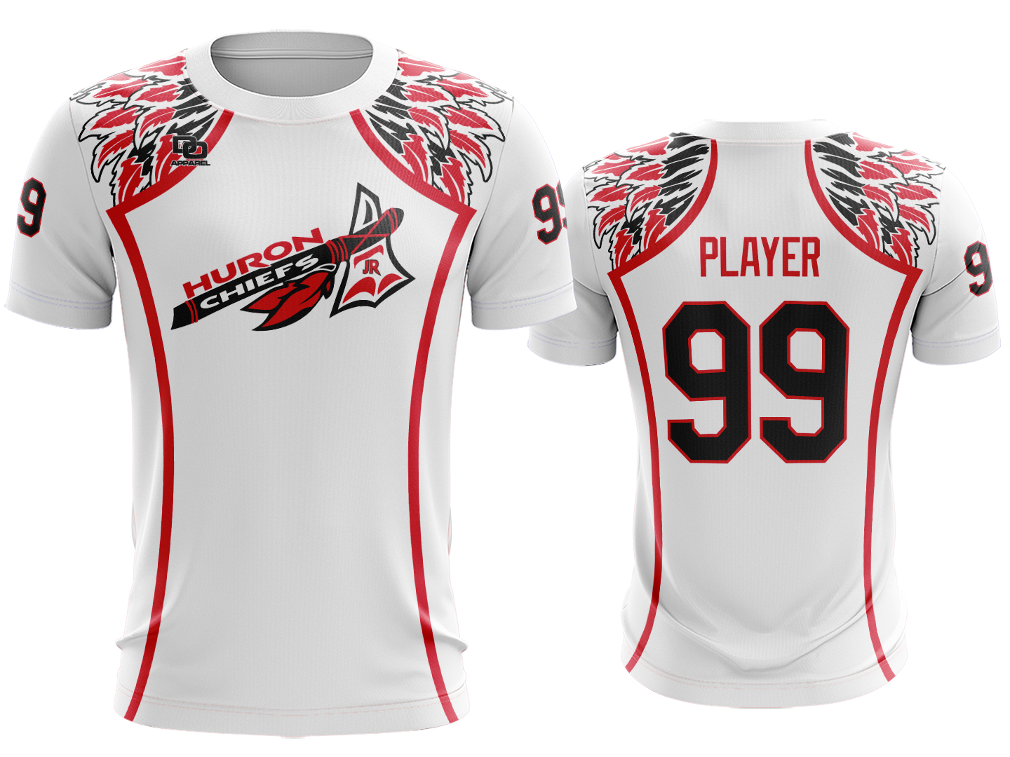 Custom Crew Jersey - White