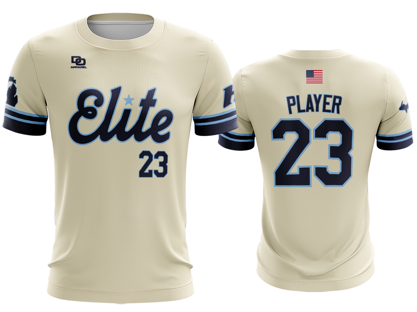 Custom Crew Jersey - Philly Cream