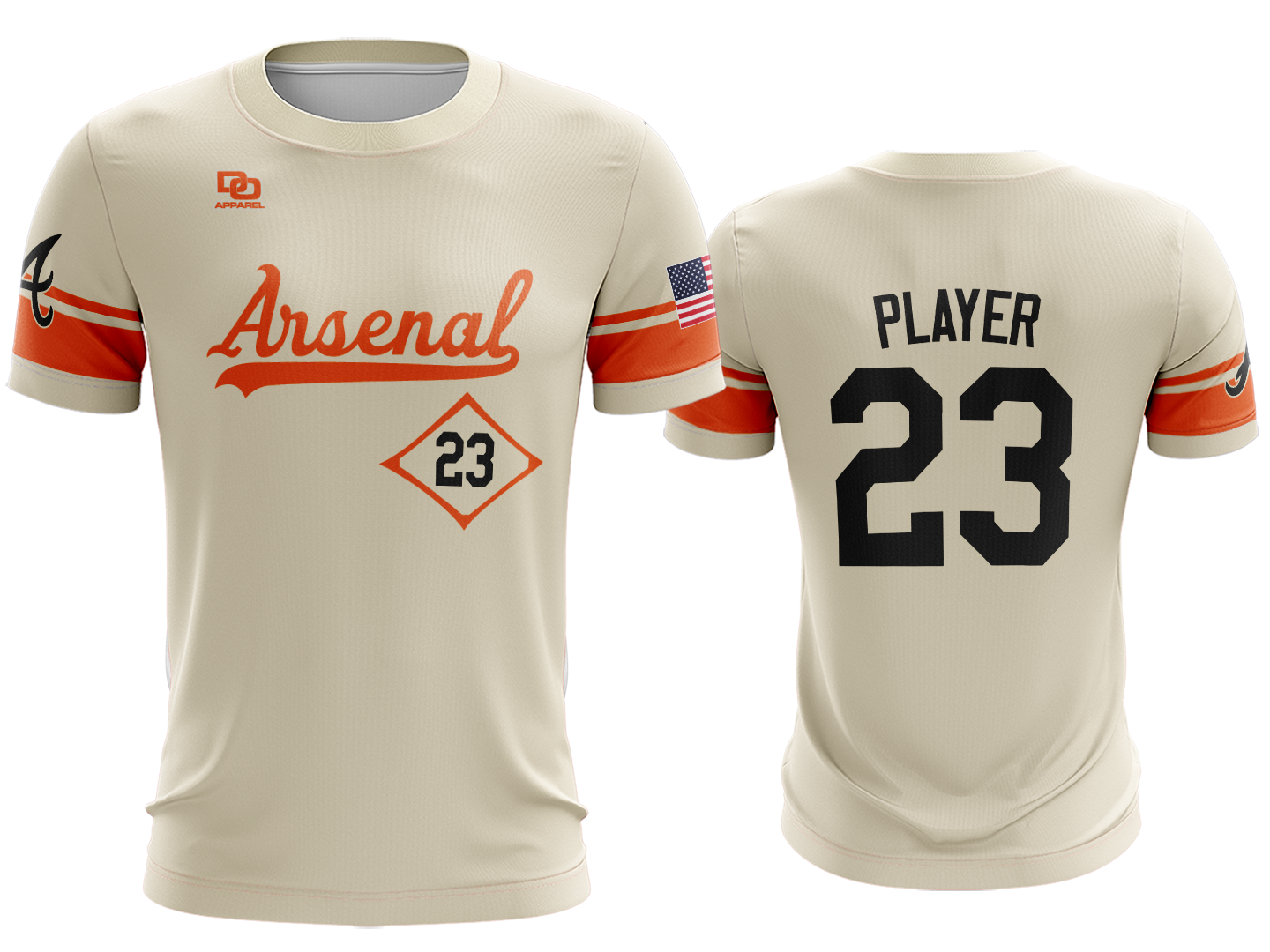 Custom Crew Jersey - Cream