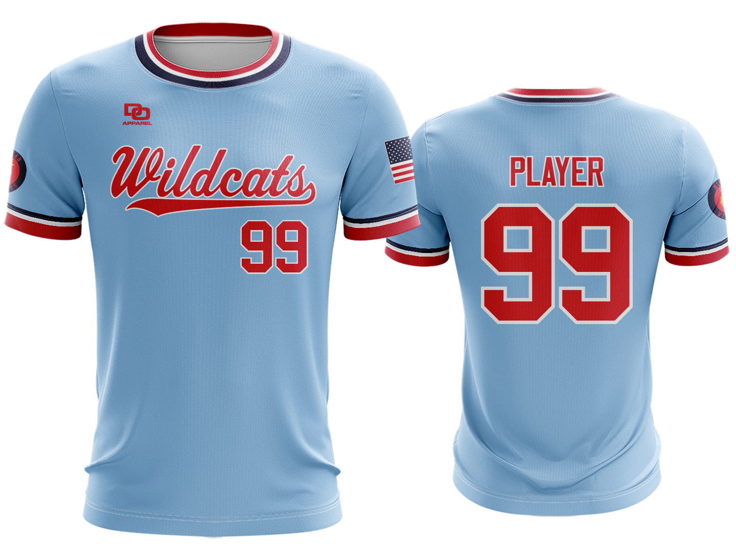 Custom Crew Jersey - Columbia