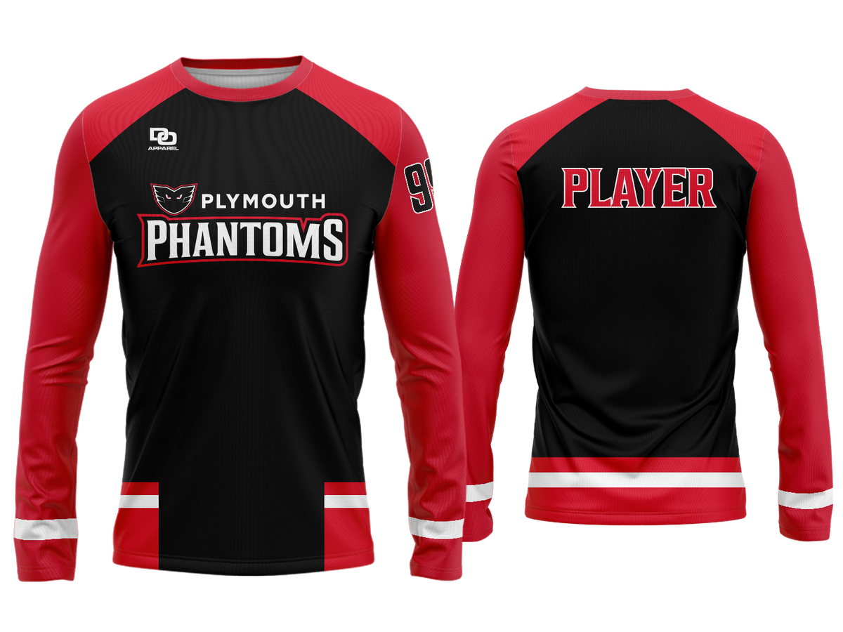 Custom Long Sleeve Jersey - Black