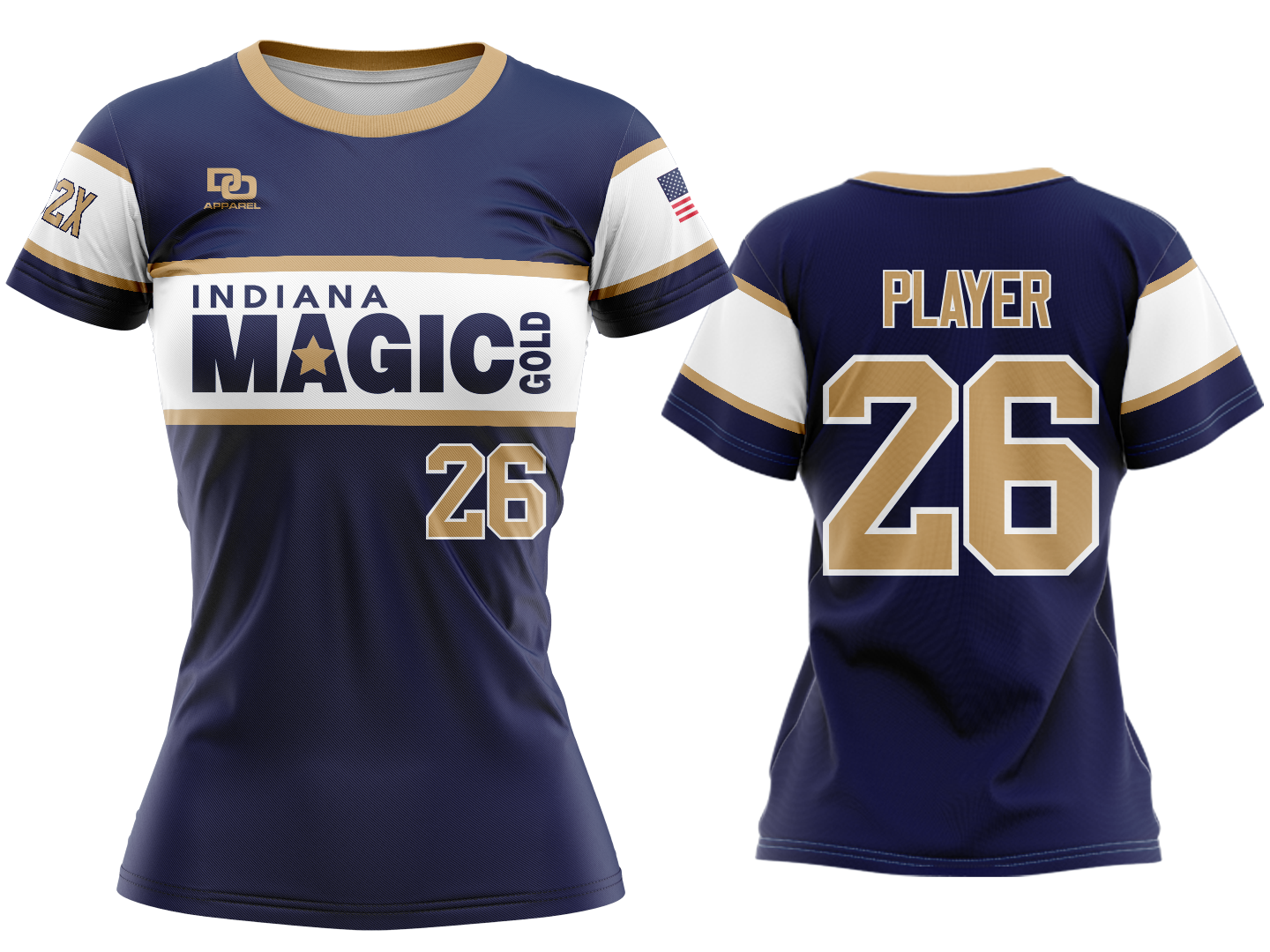 Custom Womens Crew Jersey - 2025 Navy Chisox