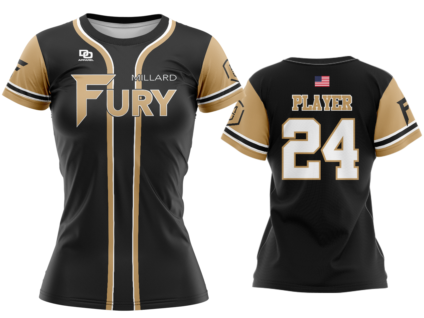 Custom Crew Jersey - Duke Black