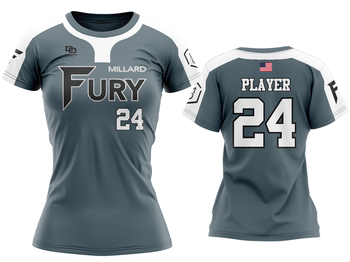 Custom Crew Jersey - OK Charcoal