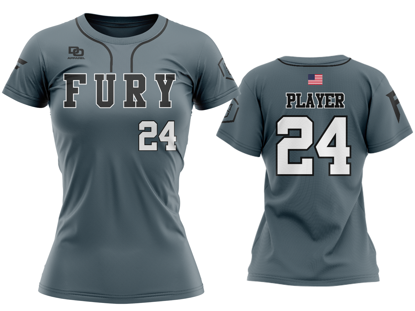 Custom Crew Jersey - OSU Charcoal