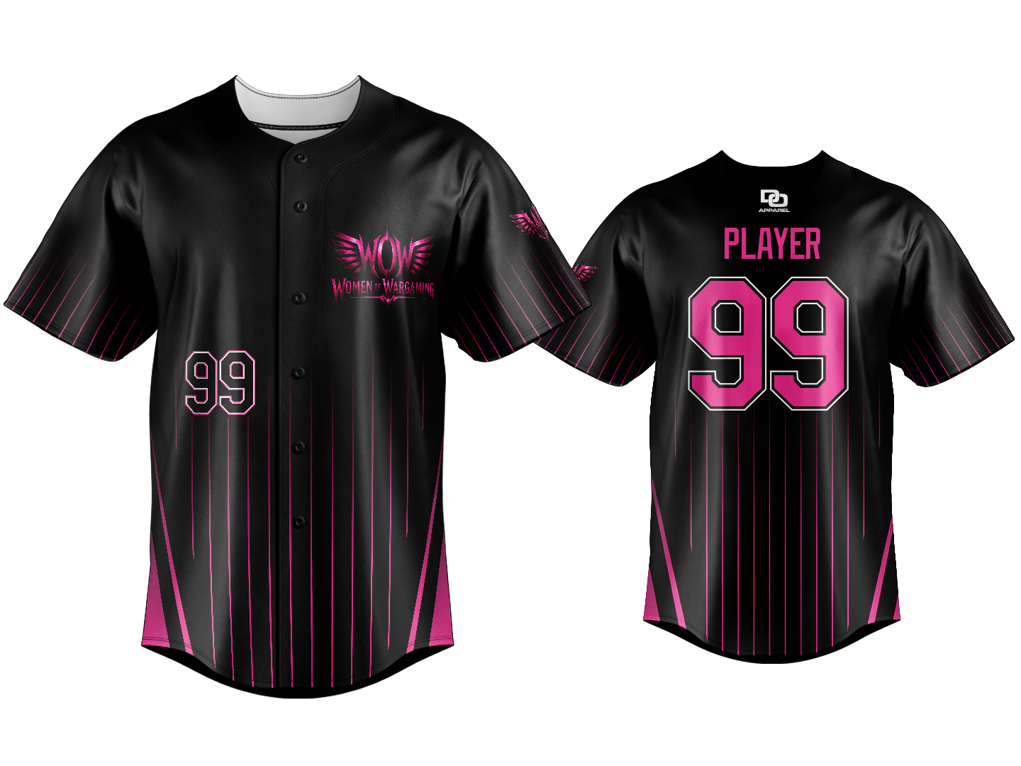 Custom Button Up Jersey - B5