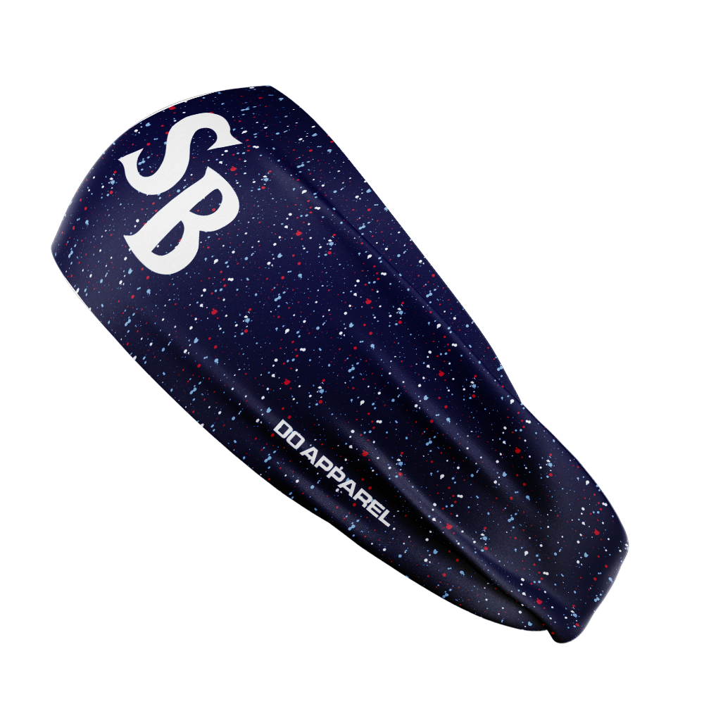 Custom Headband - Xmas Splatter