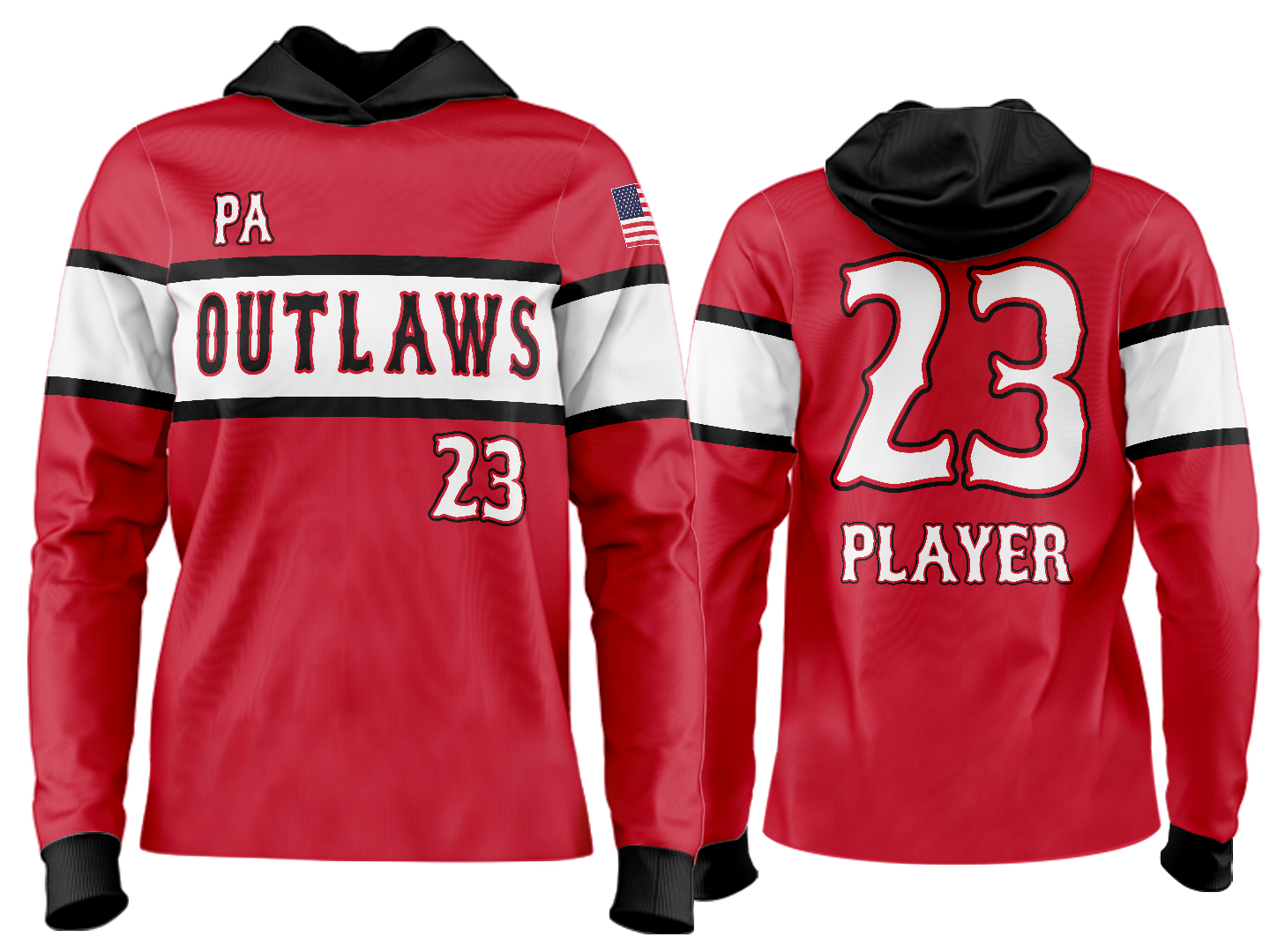 Custom Team Hoodie - ChiSox Red
