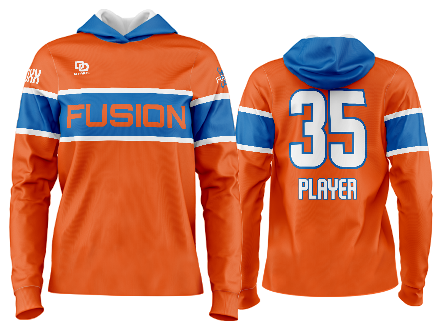 Custom Team Hoodie - Orange ChiSox