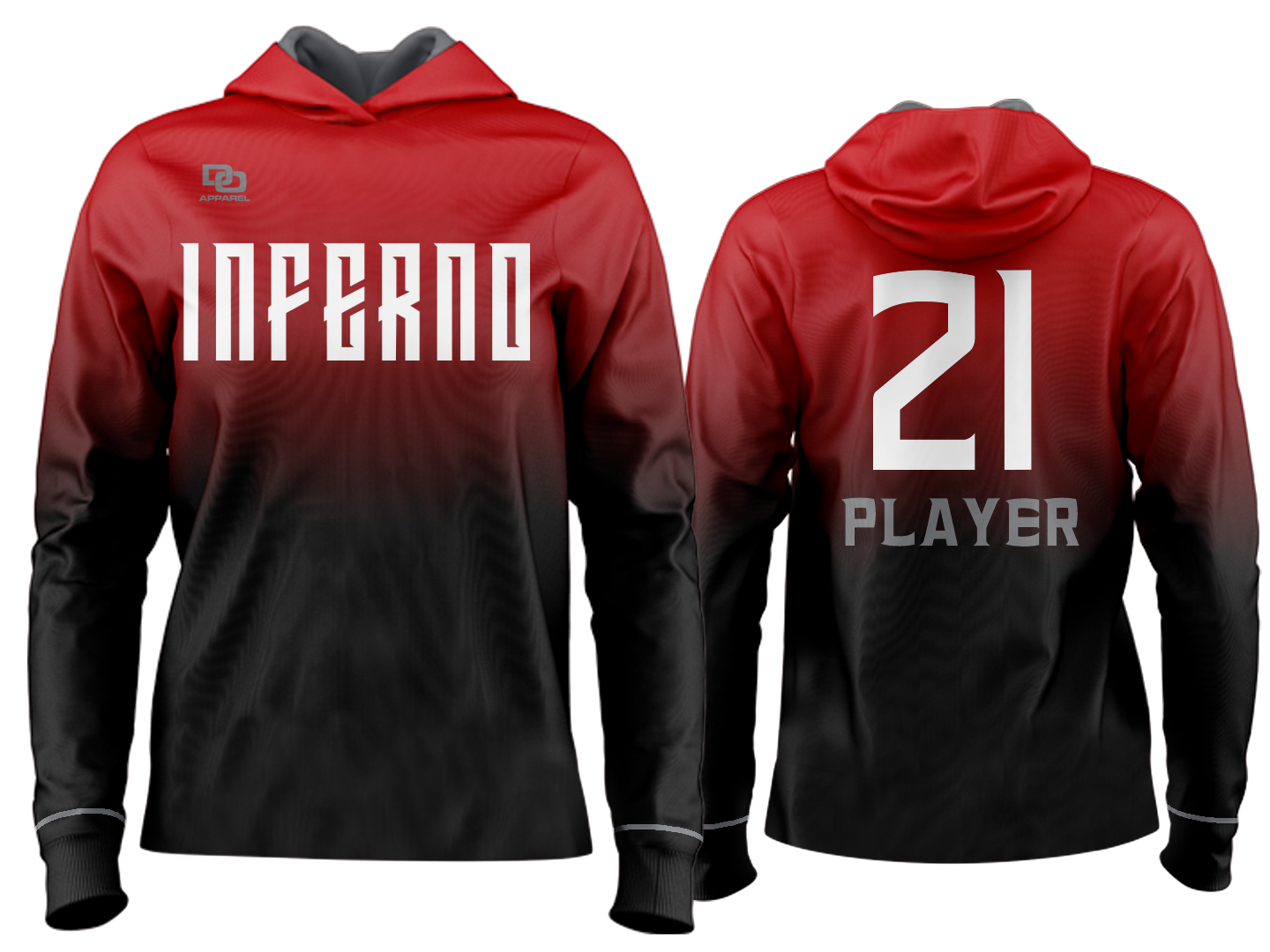 Custom Team Hoodie - Fade