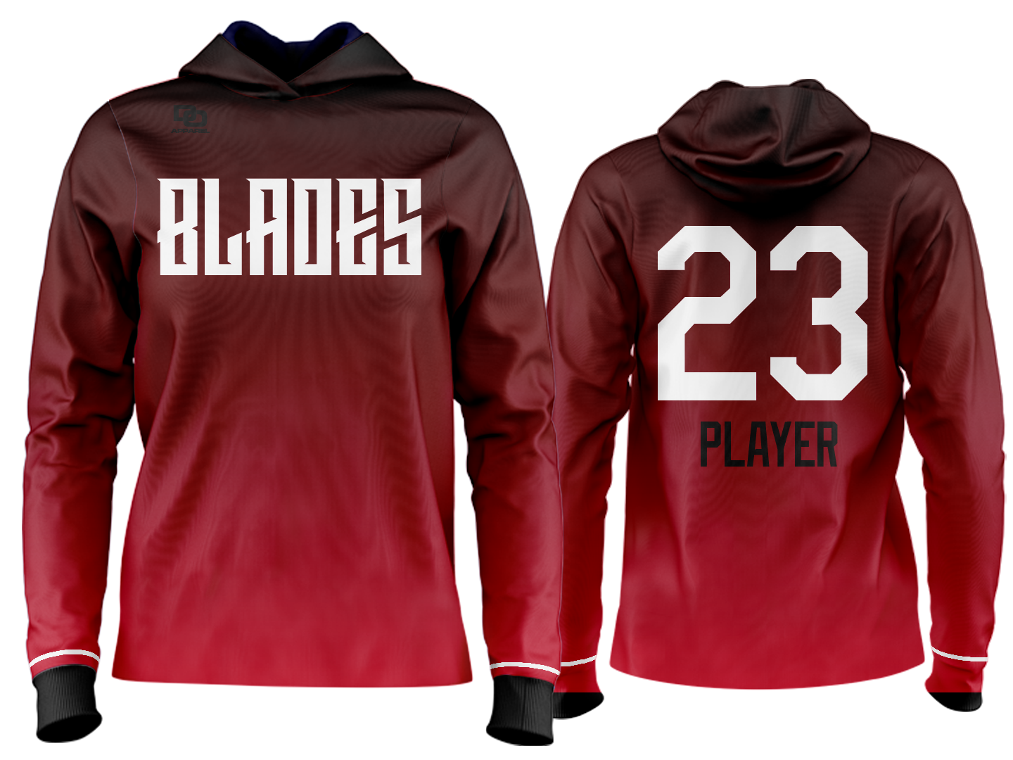 Custom Team Hoodie - Fade