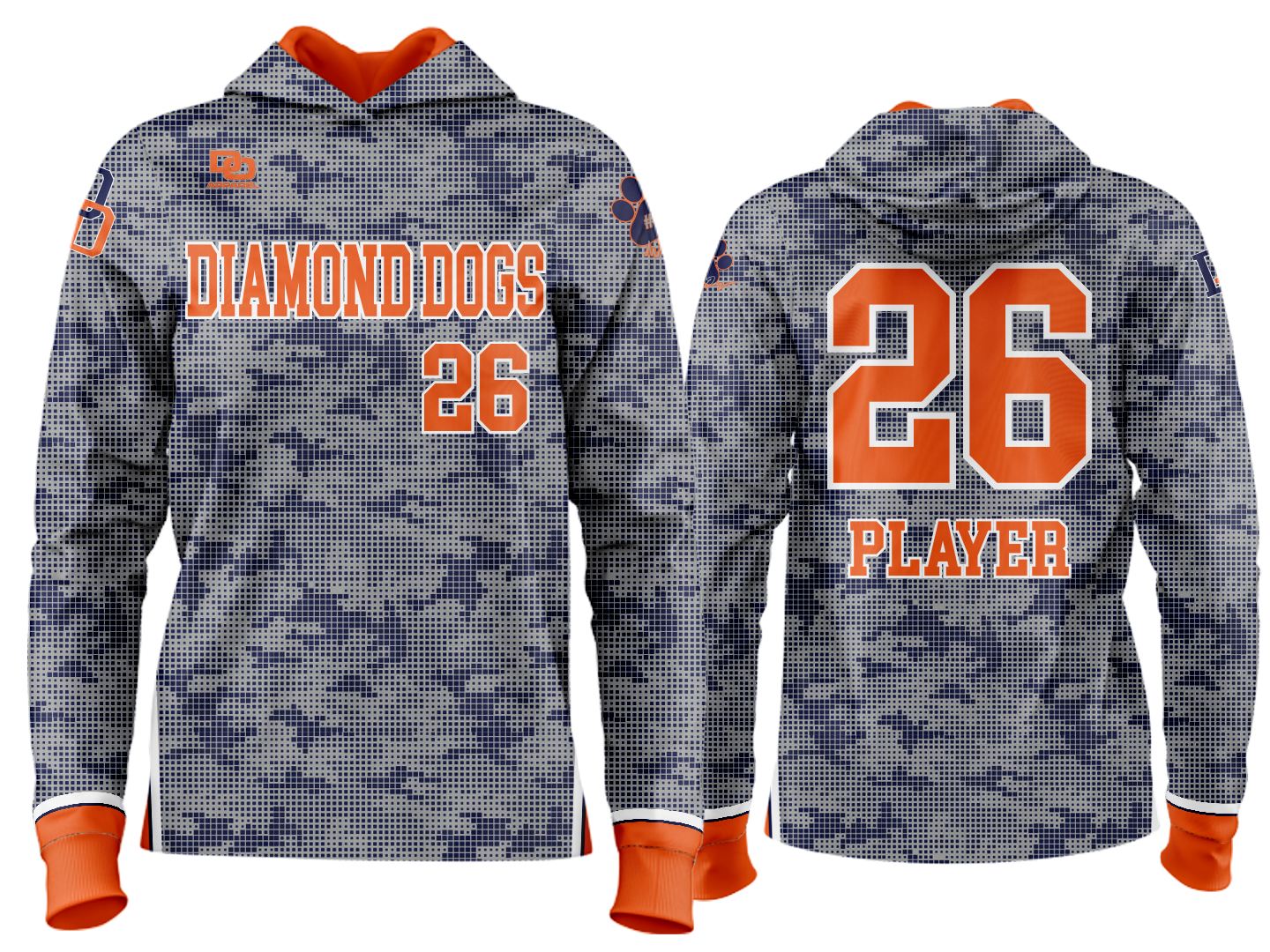Custom Team Hoodie - Camo