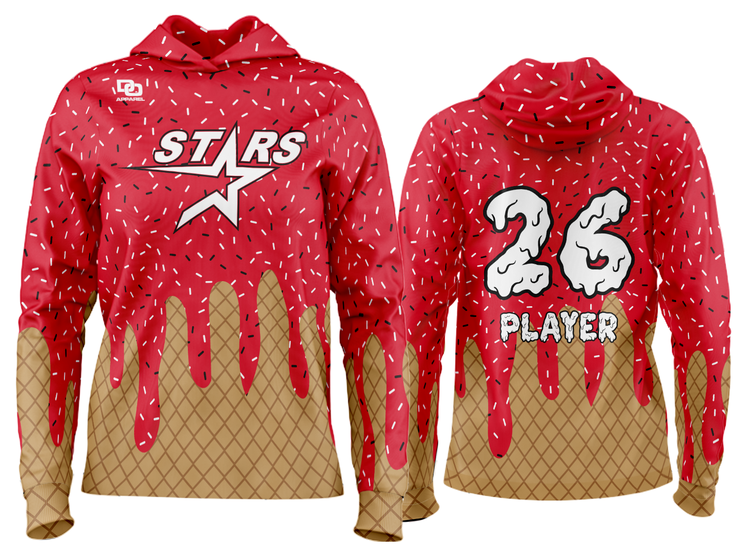Custom Team Hoodie - Drip