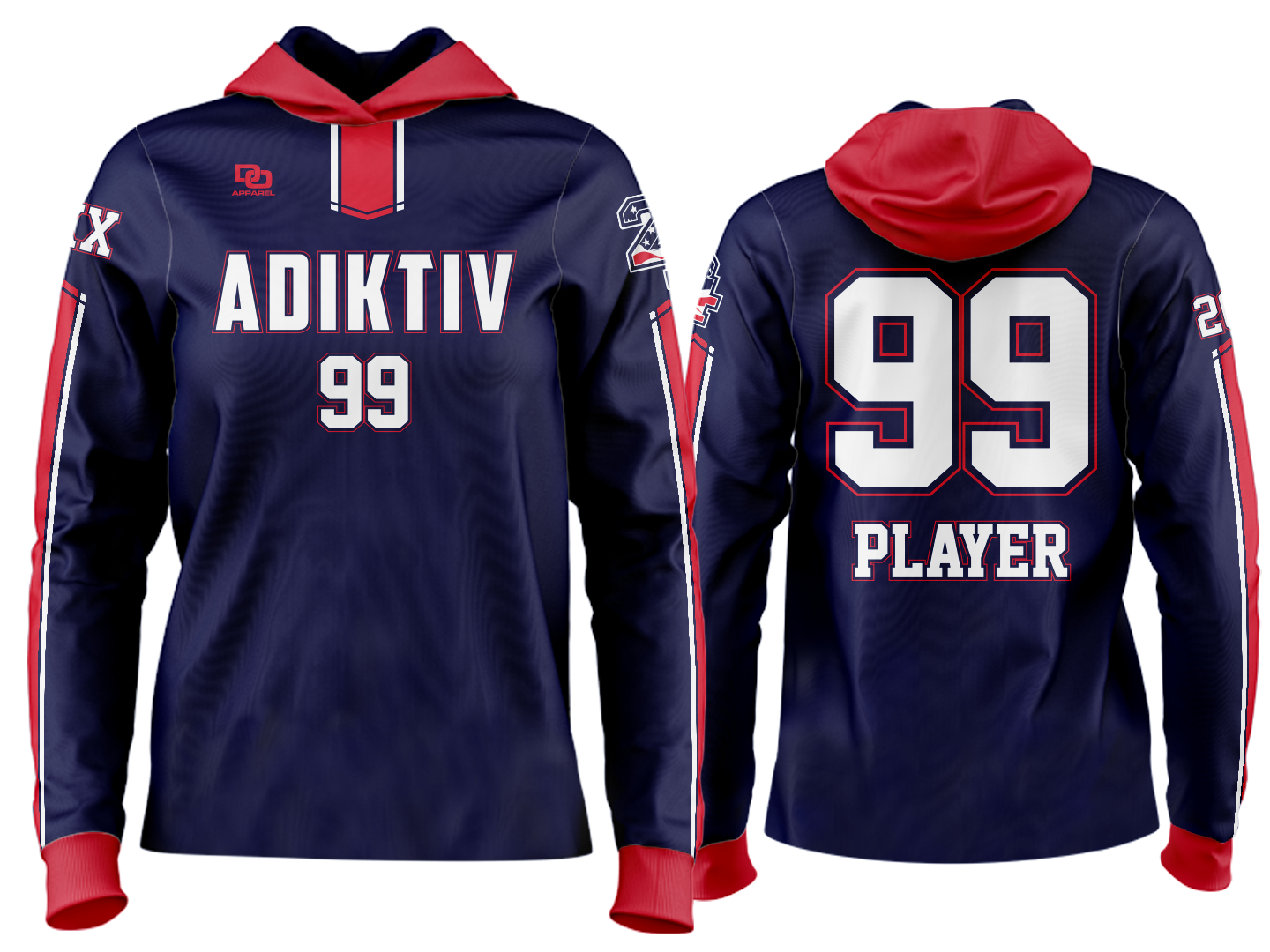 Custom Team Hoodie - Navy